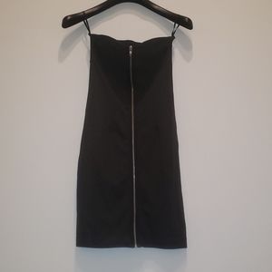 Zip Front Strapless Dress From H&M